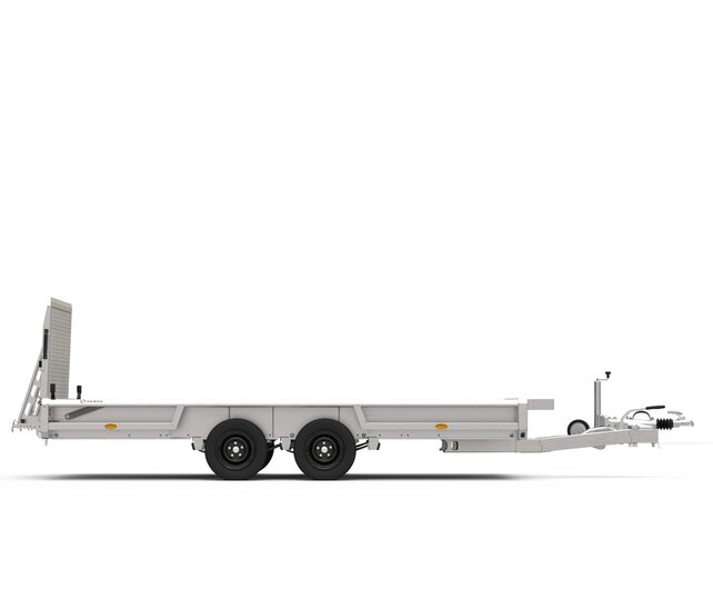 Henra machinetransporter tandemas 3500kg 400x190cm met Aluminium klikvloer