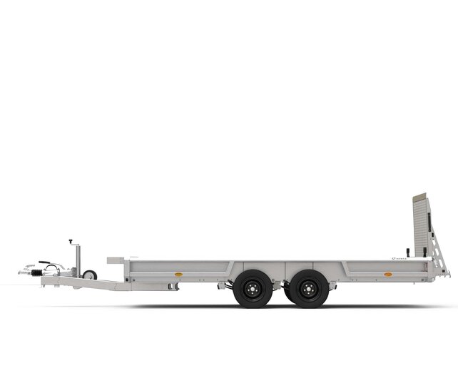 Henra machinetransporter tandemas 3500kg 400x190cm met Aluminium klikvloer