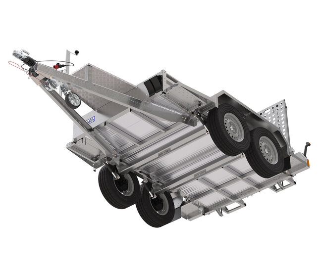 Saris Magnum S Machinetransporter 2700kg 260x152cm met Aluminium klikvloer