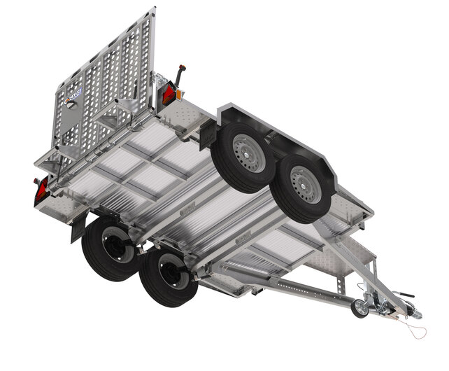 Saris Magnum S Machinetransporter 2700kg 260x152cm met Aluminium klikvloer