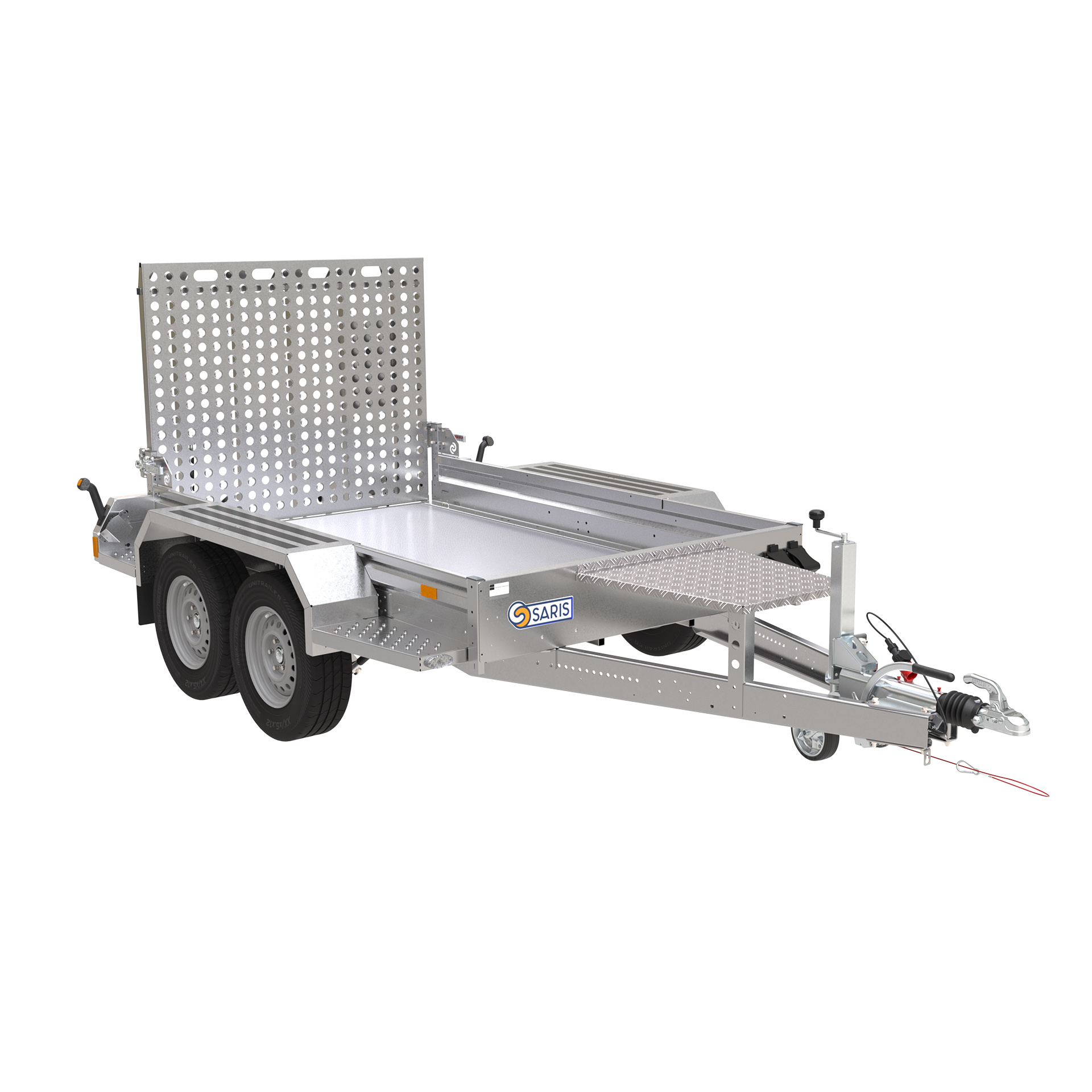 Saris Magnum S Machinetransporter 3000kg 260x152cm met Aluminium klikvloer