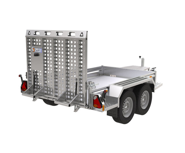 Saris Magnum S Machinetransporter 3000kg 260x152cm met Aluminium klikvloer