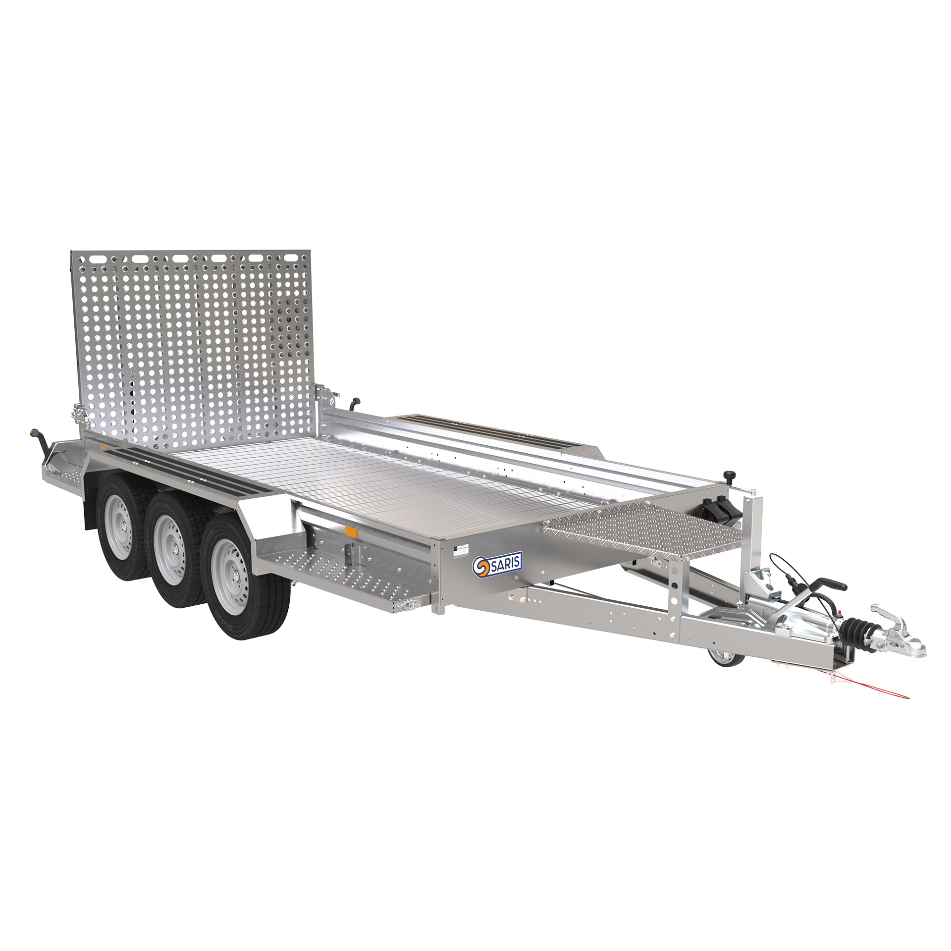 Saris Magnum S Machinetransporter 3500kg 400x182cm met Aluminium klikvloer