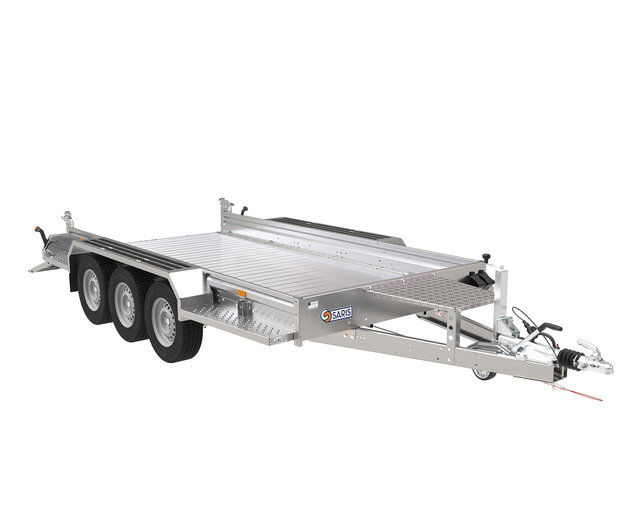 Saris Magnum S Machinetransporter 3500kg 400x182cm met Aluminium klikvloer
