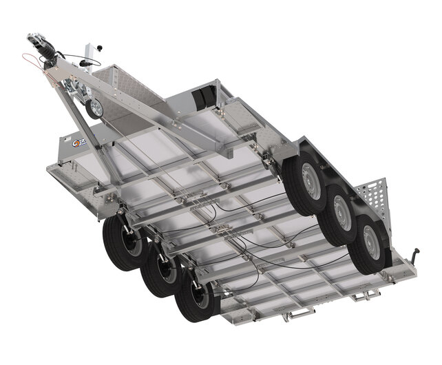 Saris Magnum S Machinetransporter 3500kg 400x182cm met Aluminium klikvloer