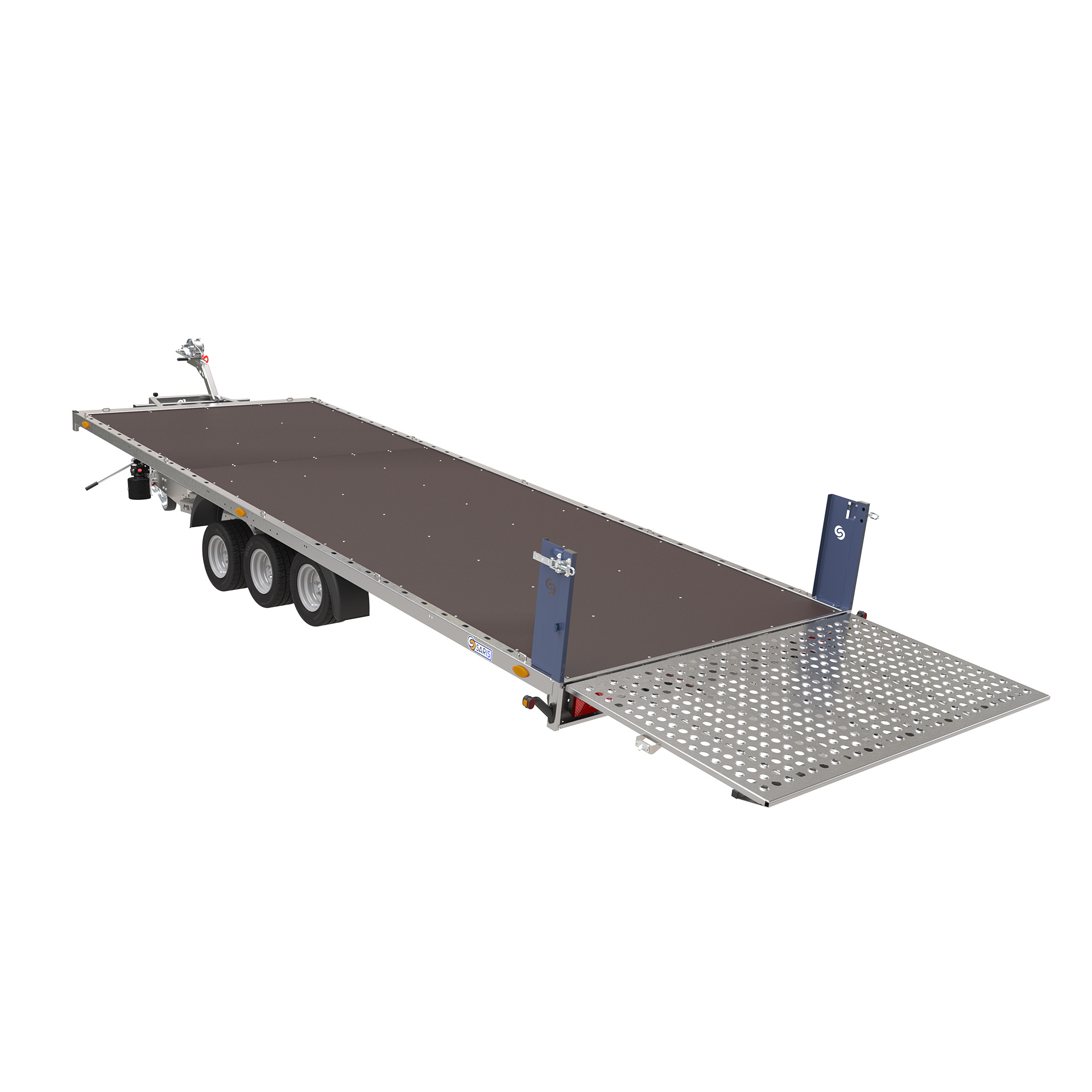 Saris Multitransporter tridemas 588x210cm 3500kg Hydraulisch kipbaar