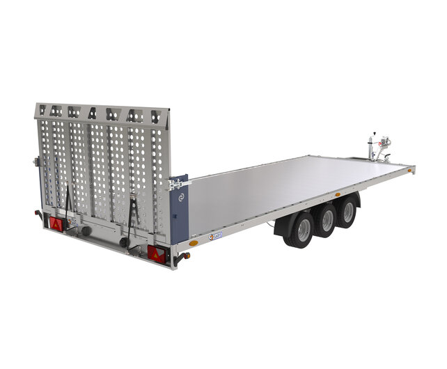 Saris Multitransporter tridemas 588x210cm 3500kg Hydraulisch kipbaar met Aluminium vloer