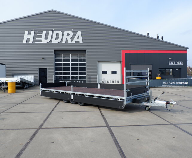 Actiemodel: Hulco Medax-3 3500kg 611x203cm plateauwagen Go-Getter