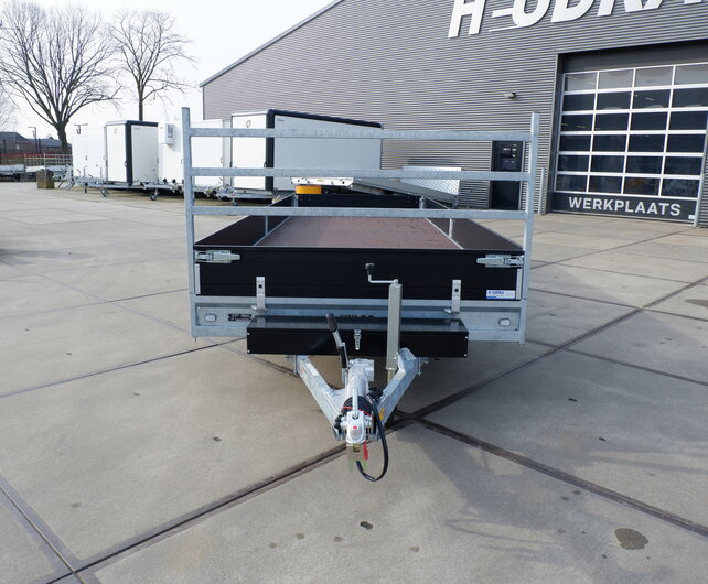 Actiemodel: Hulco Medax-3 3500kg 611x203cm plateauwagen Go-Getter