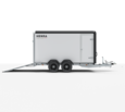 Henra gesloten aanhangwagen 2700kg 365x184x190cm Xpert met zijdeur en oprijklep