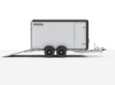 Henra gesloten aanhangwagen 2700kg 365x184x190cm Xpert met zijdeur en oprijklep