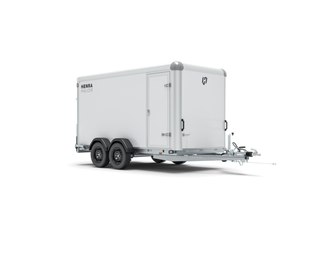 Henra gesloten aanhangwagen 2700kg 365x184x190cm met zijdeur
