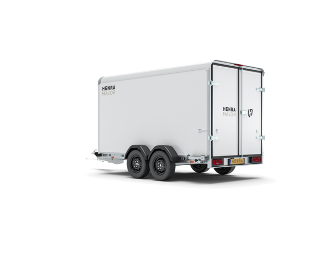 Henra gesloten aanhangwagen 2700kg 365x184x190cm met zijdeur