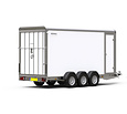 Henra gesloten aanhangwagen Tridemas 3500kg 465x184x220cm met zijdeur