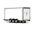 Henra gesloten aanhangwagen Tridemas 3500kg 465x184x220cm met zijdeur