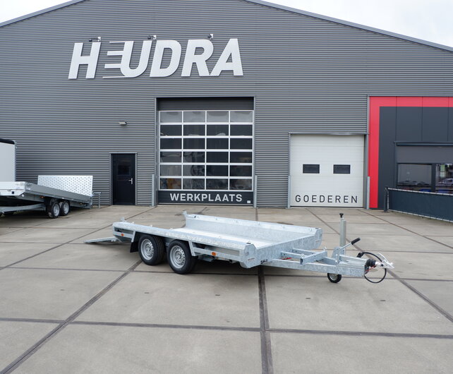 Hulco Terrax-2 3000kg 294x150cm machine-transporter met klep 150cm