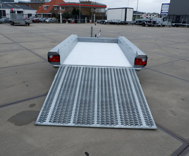 Hulco Terrax-2 3500kg 294x150cm machine-transporter met klep 150cm