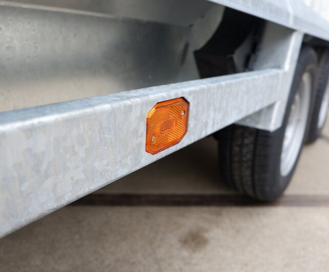 Hulco Terrax-2 3500kg 294x150cm machine-transporter met klep 150cm