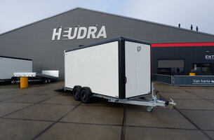 Henra gesloten aanhangwagen Tandemas 3500kg 465x184x220cm Xpert met oprijklep