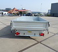 Humbaur driezijdige kipper 3500kg 362x184cm met stalen borden
