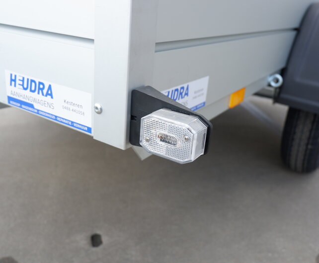 Anssems bagagewagen GT750 211x126x48cm met 3 Heudra Deluxe Fietsendragers