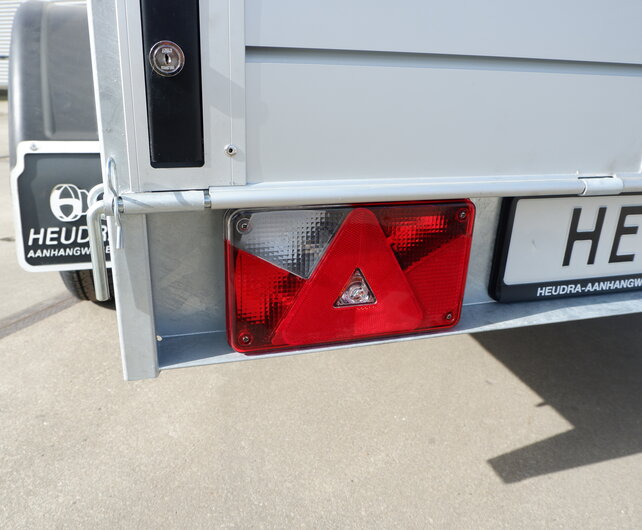 Anssems bagagewagen GT750 211x126x48cm met 3 Heudra Deluxe Fietsendragers