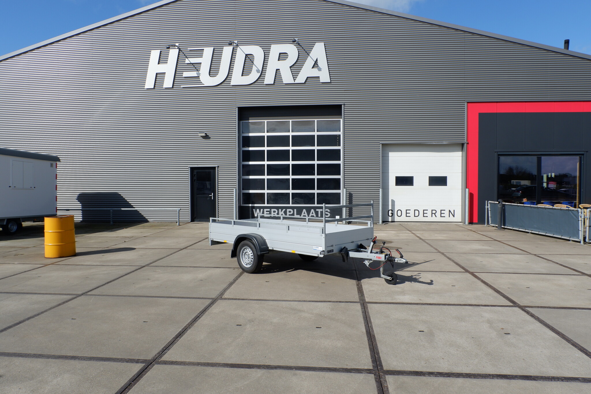 Gebruikte Anssems bakwagen 1200kg 301x126cm