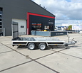 Gebruikte Henra machinetransporter 3500kg 350x150cm met roostervloer