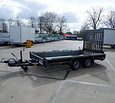 Gebruikte Henra machinetransporter 3500kg 350x150cm met roostervloer