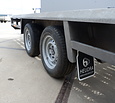Gebruikte Henra machinetransporter 3500kg 350x150cm met roostervloer