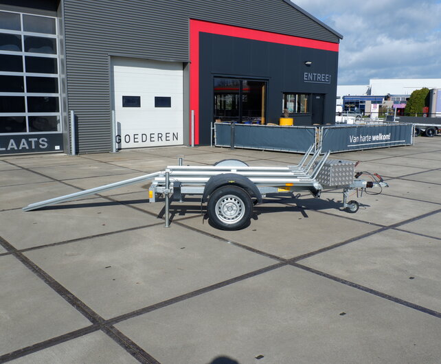 Gebruikte Humbaur motortransporter 1000kg 210x137cm