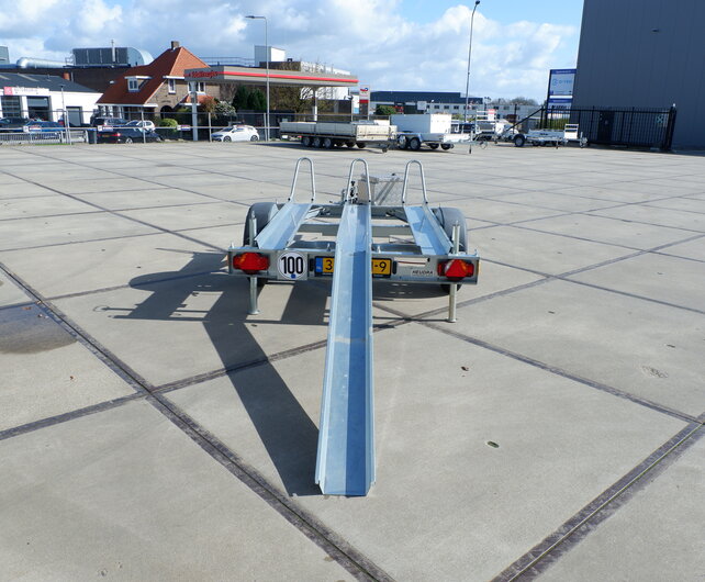 Gebruikte Humbaur motortransporter 1000kg 210x137cm