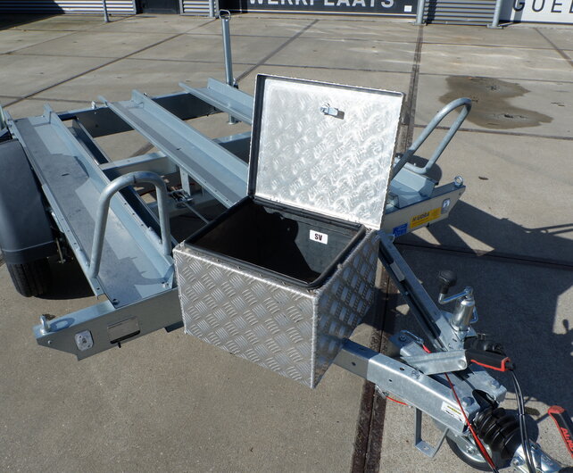 Gebruikte Humbaur motortransporter 1000kg 210x137cm