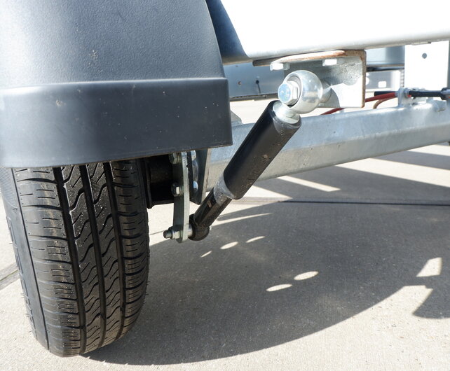 Gebruikte Humbaur motortransporter 1000kg 210x137cm