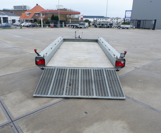 Gebruikte Hulco machinetransporter 3000kg 394x180cm