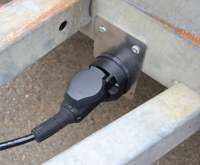 Gebruikte Hulco machinetransporter 3000kg 394x180cm