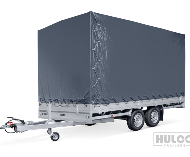 Huif 405x183x210cm voor Hulco Medax plateauwagen