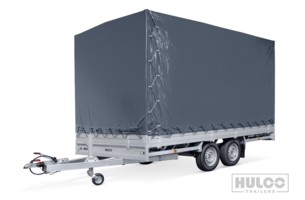 Huif 405x203x210cm voor Hulco Medax plateauwagen
