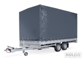 Huif 405x223x210cm voor Hulco Medax plateauwagen