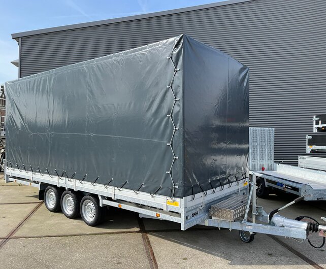 Huif 502x203x210cm voor Hulco Medax plateauwagen