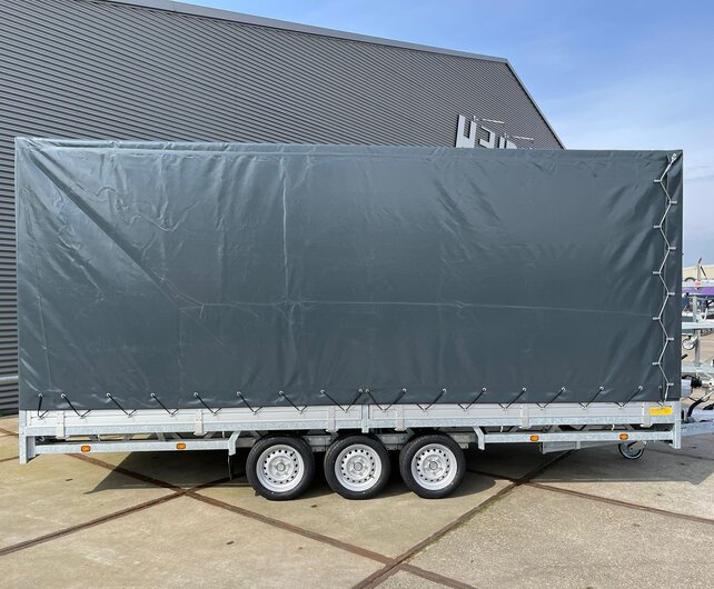 Huif 502x223x210cm voor Hulco Medax plateauwagen