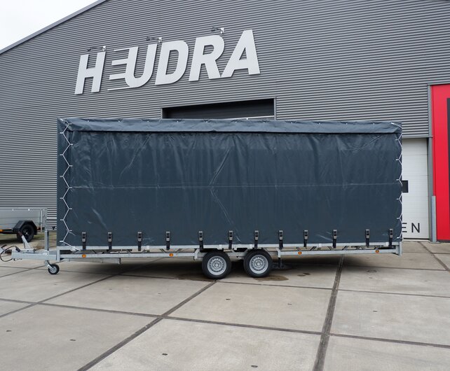 Huif 611x223x210cm voor Hulco Medax plateauwagen
