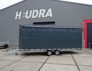 Huif 611x223x180cm voor Hulco Medax plateauwagen