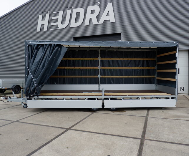 Huif 611x203x210cm voor Hulco Medax plateauwagen