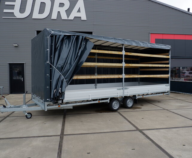 Huif 611x203x210cm voor Hulco Medax plateauwagen