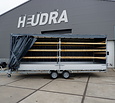 Huif 611x203x180cm voor Hulco Medax plateauwagen