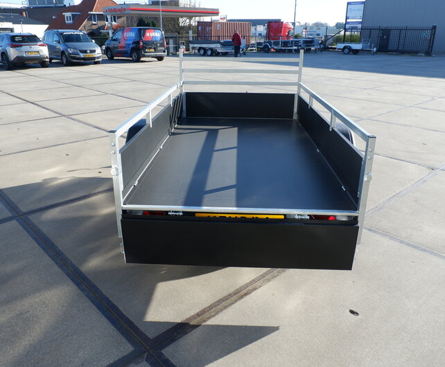 Saris bakwagen 1350kg 255x133cm Black Edition met lichtmetalen velgen