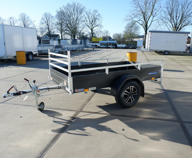 Saris bakwagen 1350kg 255x133cm Black Edition met lichtmetalen velgen