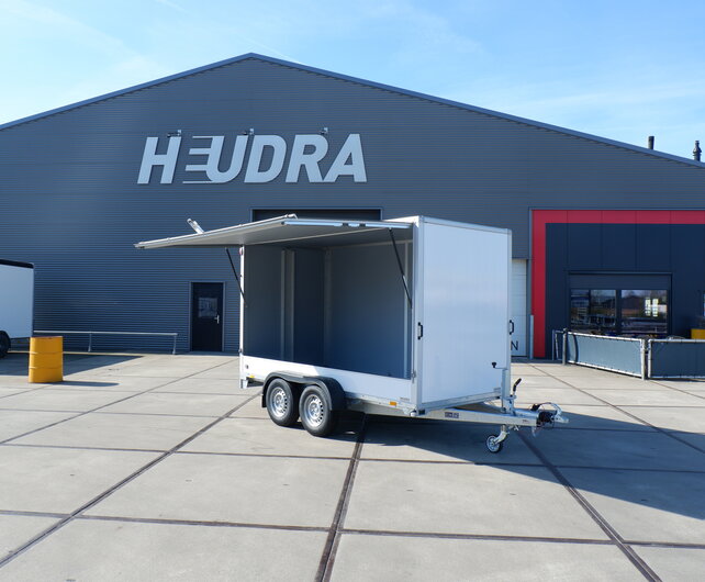 Saris gesloten aanhangwagen GO 2700kg 356x169x200cm met verkoopklep