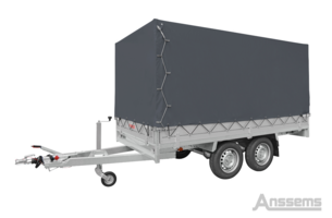 Huif 325x178x150cm voor Anssems PSX plateauwagen